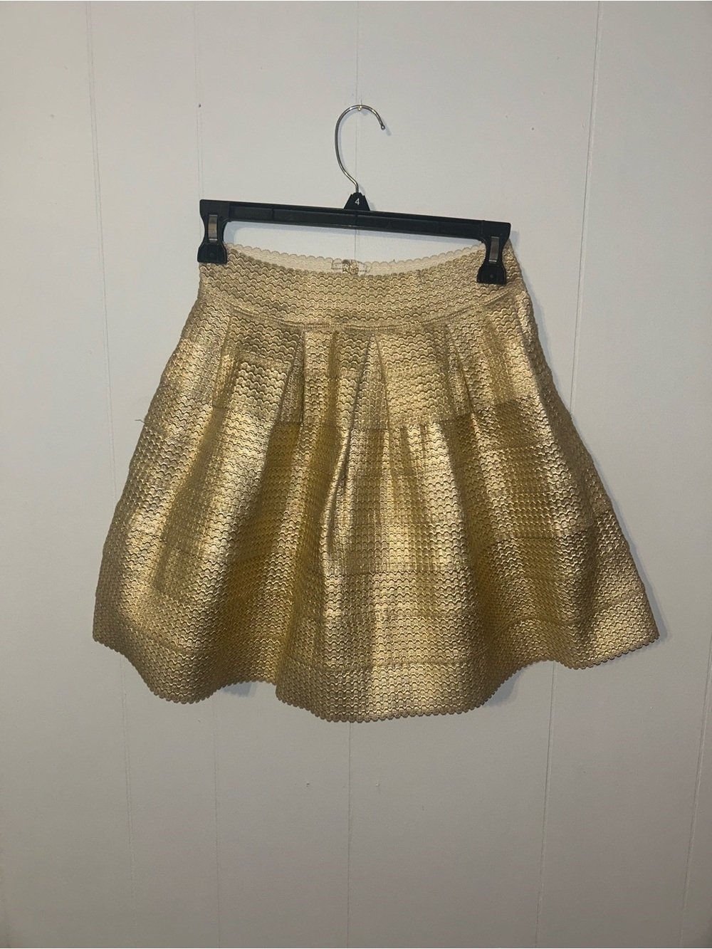 Freestyle Metallic Gold Circle Skirt